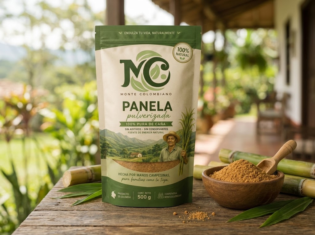 Panela Orgánica Pulverizada Artesanal