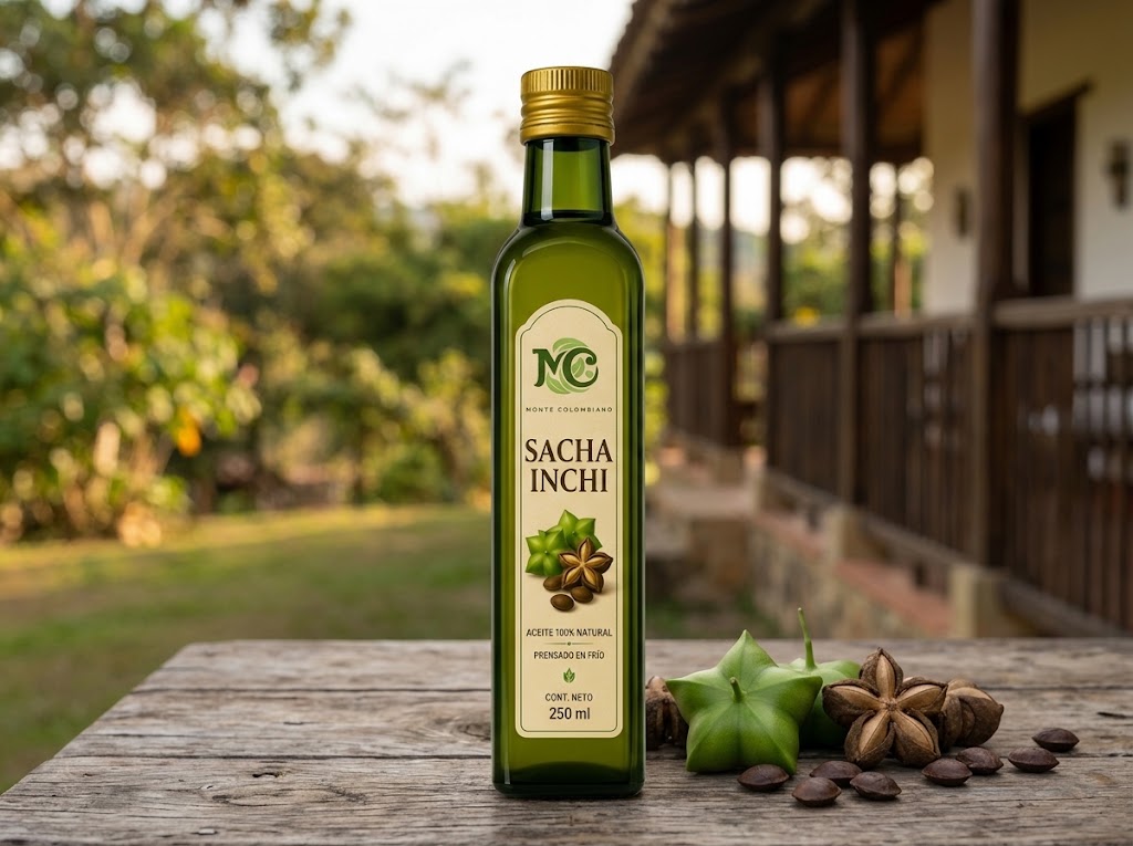 Aceite de Sacha Inchi Extra Virgen (Omega 3-6-9)